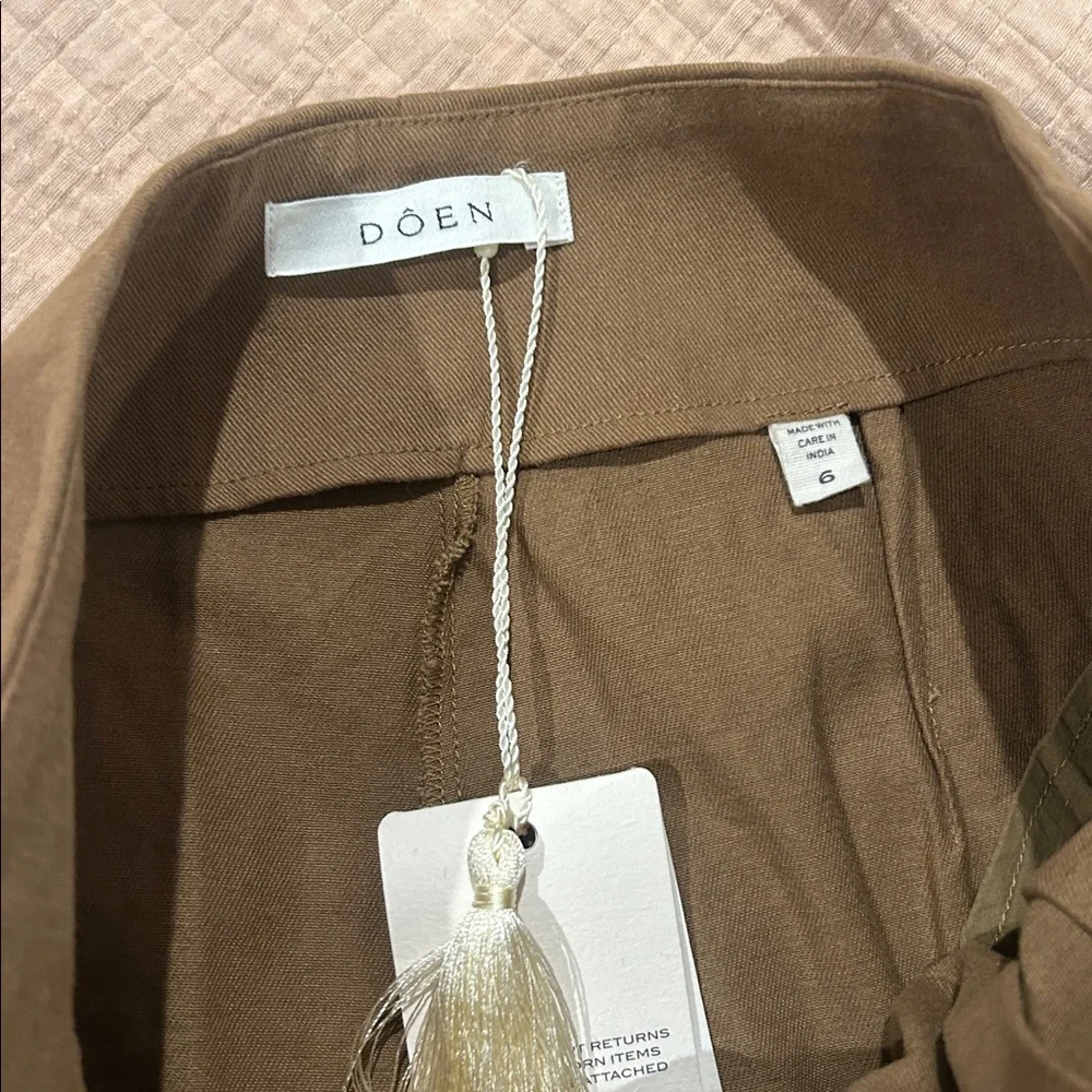 Doen Louvre Pant NWT Size 6 - Picture 3 of 11